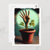 Vintage Hexerei-Gentechnik Postkarte (Vorne/Hinten)