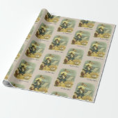Vintage Hey Diddle Diddle Kinderreim restauriert Geschenkpapier (Ungerollt)
