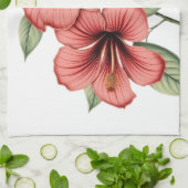 Vintage Hibiscus Geschirrtuch (Gefaltet)