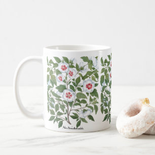 Vintage Hibiskusblüten von Basilius Besler Kaffeetasse