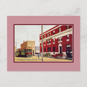 Vintage High Street Moose Jaw Kanada Postkarte