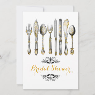 Vintage-High-Tea-Platzdeckchen Einladung