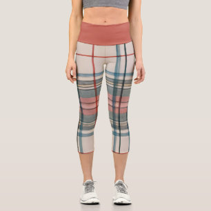 "VINTAGE HIGHLAND" HIGH-TAILED CAPRI LEGGINGS