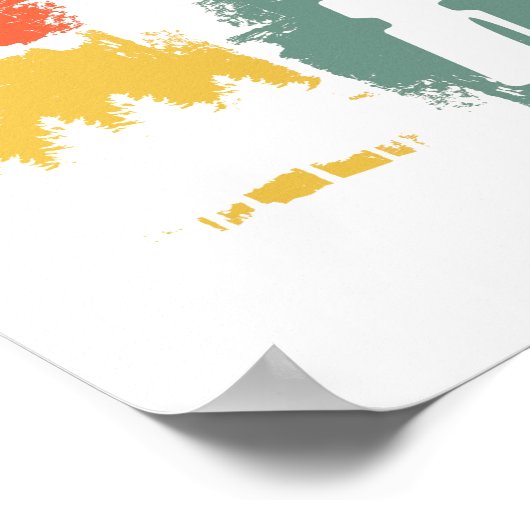 Vintage Hiking Poster (Ecke)