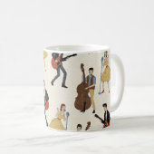 Vintage Hillbill Rockers Kaffeetasse (VorderseiteRechts)