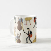 Vintage Hillbill Rockers Kaffeetasse (Vorderseite Links)