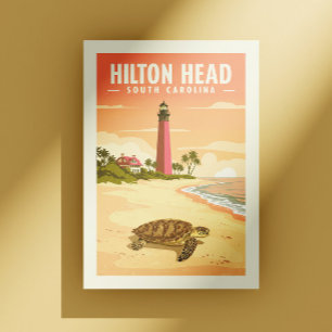 Vintage Hilton Head South Carolina Postkarte