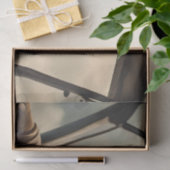 "Vintage Himmel: Kangaroo-Pilot im alten Flugzeug Seidenpapier (Geschenk)