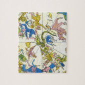 Vintage Himmelfahrt, antike Sternbilder Puzzle (Vertikal)