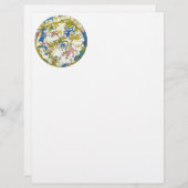 Vintage Himmelfahrt, arabischer Raum, Sternbilder (Vorne/Hinten)