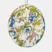 Vintage Himmelfahrt, arabischer Raum, Sternbilder Keramik Ornament (Links)