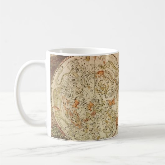 Vintage Himmelfahrtskarte von Joseph Moxon Kaffeetasse (Links)