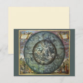 Vintage Himmelsastronomie der Nordkonstellation Einladung (Vorne/Hinten)