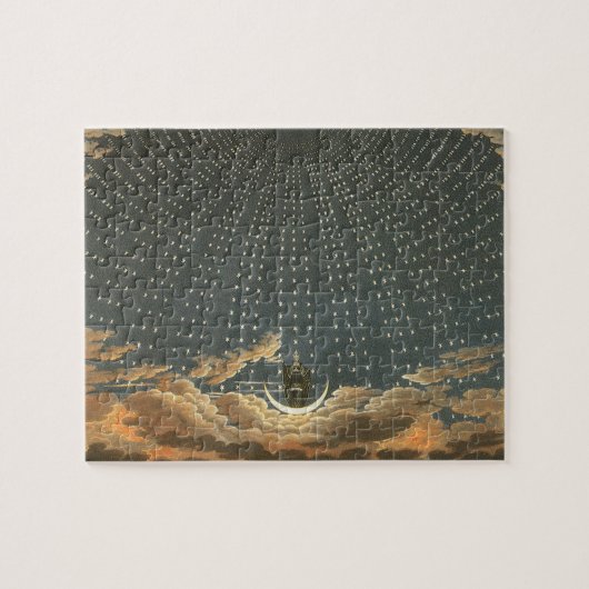 Vintage Himmelsastronomie, Königin der Nacht Puzzle (Horizontal)