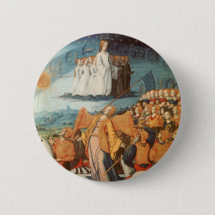 Vintage-Himmelsastronomie Macht der Himmel Button