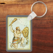 Vintage Himmelsastronomie, Orion-Konstellation Schlüsselanhänger (Rückseite)