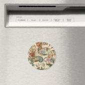 Vintage Himmelskarte Cetus Aquarius Andromeda Magnet (In Situ (Geschirrspüler))