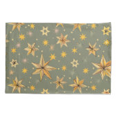 Vintage Himmelsmuster-Seite der Pillowcases Kissenbezug (Rückseite-Links)