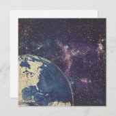 Vintage Himmelsweltkarte (1) (Vorne/Hinten)