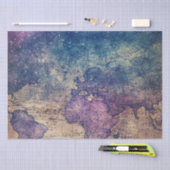 Vintage Himmelsweltkarte (13) Seidenpapier (Handwerk)