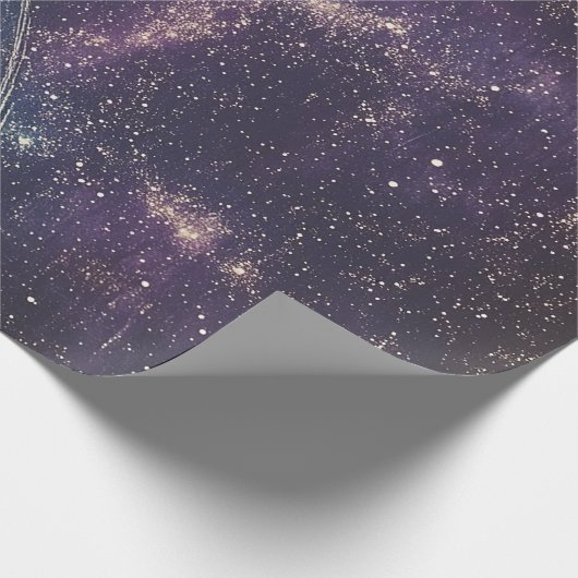 Vintage Himmelsweltkarte (1) Geschenkpapier (Ecke)