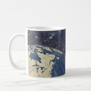 Vintage Himmelsweltkarte (1) Kaffeetasse