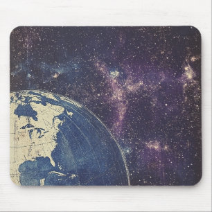 Vintage Himmelsweltkarte (1) Mousepad
