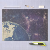 Vintage Himmelsweltkarte (1) Seidenpapier (Handwerk)