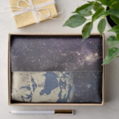 Vintage Himmelsweltkarte (1) Seidenpapier (Geschenk)