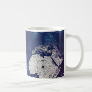 Vintage Himmelsweltkarte (2) Kaffeetasse
