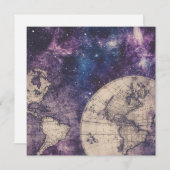 Vintage Himmelsweltkarte (3) (Vorne/Hinten)