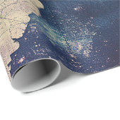 Vintage Himmelsweltkarte (7) Geschenkpapier (Rolleneckpunkt)