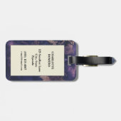 Vintage Himmelsweltkarte (9) Gepäckanhänger (Rückseite horizontal)