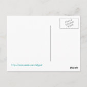 Vintage Hintergrundekarte Postkarte (Rückseite)