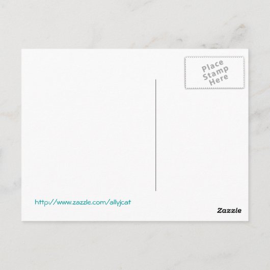 Vintage Hintergrundekarte Postkarte (Rückseite)