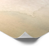Vintage Hintergrundfarben mit blassem Hintergrund Poster (Ecke)