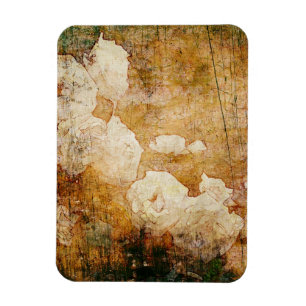 Vintage Hintergrundmit blumenbeschaffenheit Kunst Magnet