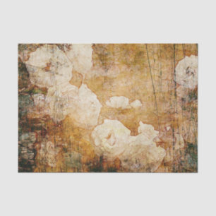 Vintage Hintergrundmit blumenbeschaffenheit Kunst Seidenpapier
