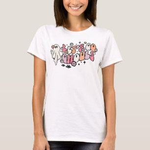 Vintage Hippie Halloween Ghost-Shirts für Frauen P T-Shirt