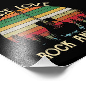 Vintage Hippie Van Blume Bus Liebe Frieden Fotodruck (Ecke)