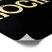 Vintage Hippie Van Blume Bus Liebe Frieden Poster (Ecke)