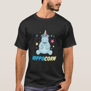 Vintage Hippocorn - Lustiger Nilpferd Einhorn Fan T-Shirt