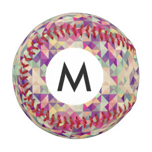Vintage Hipster Geometrisches Muster. Baseball