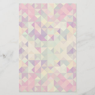 Vintage Hipster Geometrisches Muster. Briefpapier