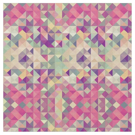 Vintage Hipster-geometrisches Muster Stoff (Nahaufnahme)