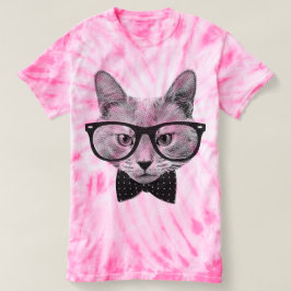 Vintage Hipsterkatze T-Shirt