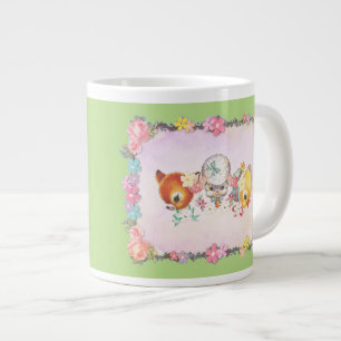 vintage Hirsch , Ente , Lamm Jumbo-Mug Jumbo-Tasse