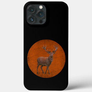 vintage Hirsch in orange Natur Case-Mate iPhone Hülle