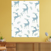 Vintage Hirsche Leinwanddruck (Insitu (Wohnzimmer))