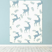 Vintage Hirsche Leinwanddruck (Insitu (Holzboden))